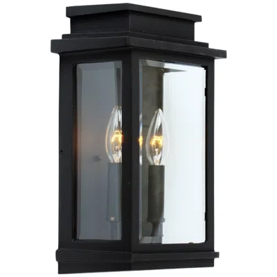 Artcraft Freemont 13 1/2" High Black Outdoor Wall Light