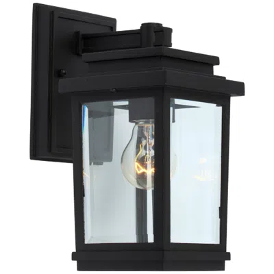 Artcraft Freemont 1-light Black Cast Aluminum Outdoor Wall Light