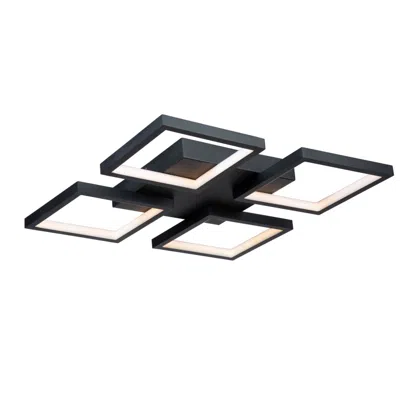 Artcraft Graymar 18.5" Wide Black Flush Mount
