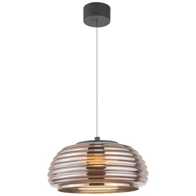 Artcraft Haze 16" Wide Black, Espresso Copper Pendant