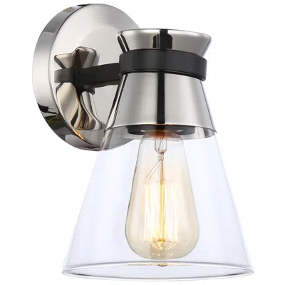 Artcraft Kanata 1-light Sconce Black & Brushed Nickel
