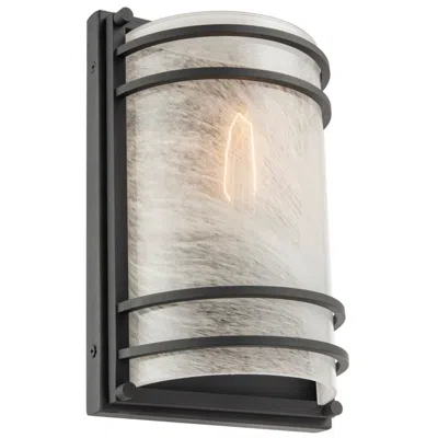 Artcraft Keswick 11" High Black Outdoor Wall Light