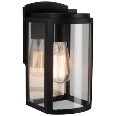 Artcraft Lakewood 5" High Outdoor Wall Light Matte Black