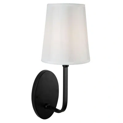 Artcraft Lighting 1 - Light Dimmable Wallchiere In Black