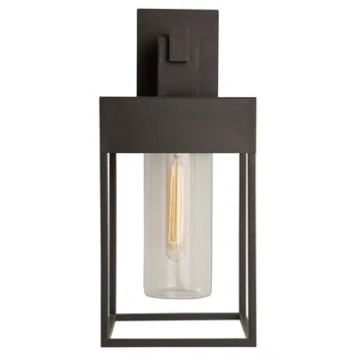 Artcraft Lighting 1 Light Outdoor Wall Light Black In Satin Black