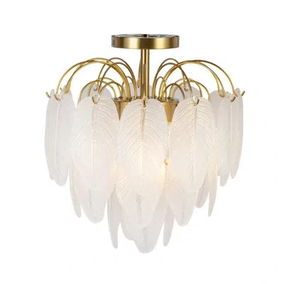 Artcraft Lighting Alessia - Semi-flush Mount - 4-light - Brushed Brass