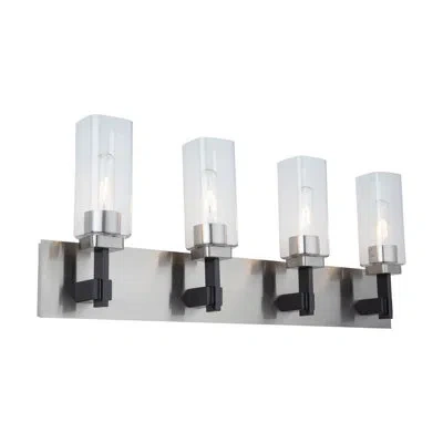 Artcraft Lighting Arlington- Bathroom Vanity - Satin Nickel - 4-light