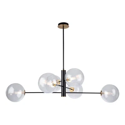 Artcraft Lighting Aurelia Chandelier In Matte Black