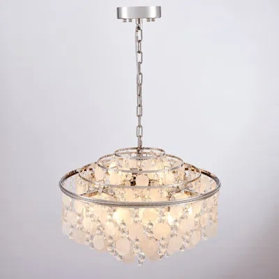 Artcraft Lighting Avara 4-tiered Chandelier - Polished Nickel