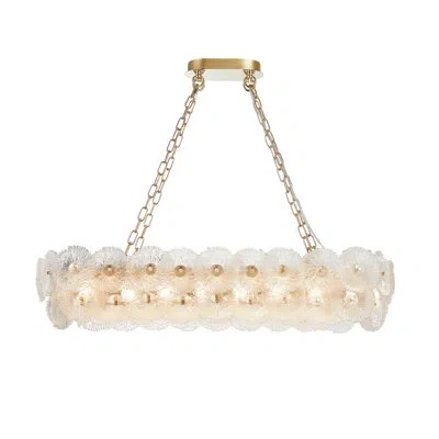 Artcraft Lighting Bloom - Linear Chandelier - Brass - 18-light