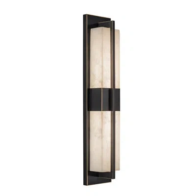 Artcraft Lighting Briana - Integrated Led Wall Sconce - Marble Diffuser Shade In Bronze