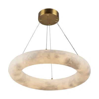 Artcraft Lighting Camila - 1-light Chandelier - Brushed Brass - 19"w