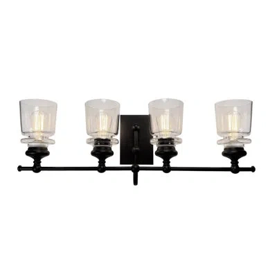Artcraft Lighting Castara - Light Dimmable In Black,brass