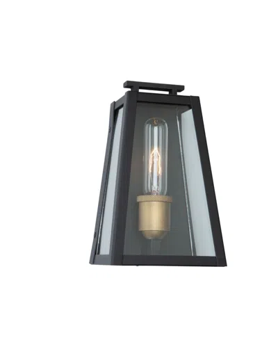 Artcraft Lighting Charleston 9.25" Metal Outdoor Wall Light In Black