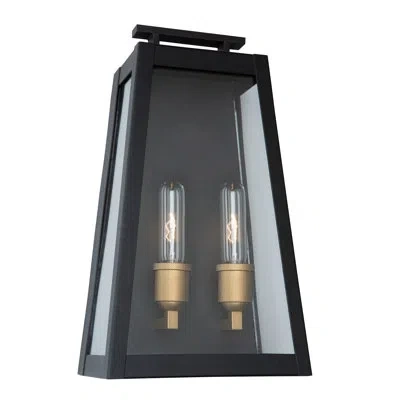 Artcraft Lighting Charlestown Black 2 - Bulb 16.25'' H Outdoor Flush Mount