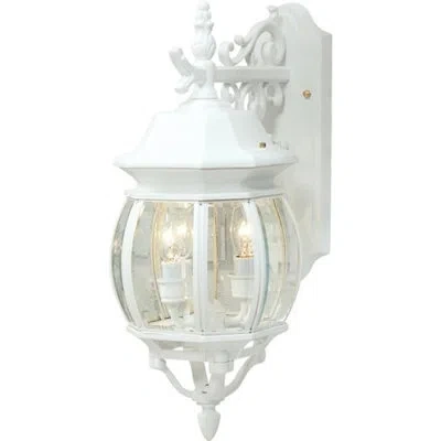 Artcraft Lighting Classico 3-light Outdoor Wall Lantern In Black