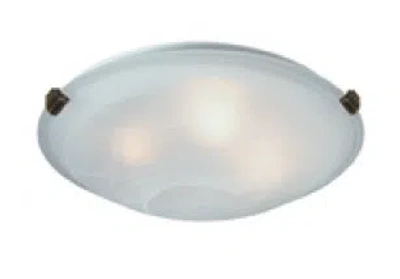 Artcraft Lighting Clip Flush 4 Light Flush Mount In White