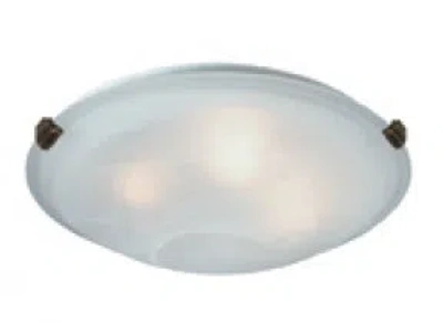 Artcraft Lighting Clip Flush Flush Mount In Antique Brass