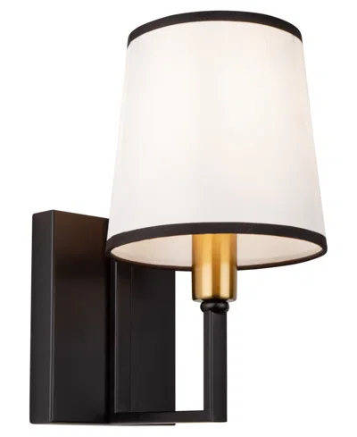 Artcraft Lighting Coco 10.24" Metal Wall Sconce In Black