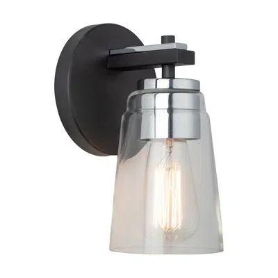 Artcraft Lighting Essex - Bathroom Sconce - Black/chrome - 1-light