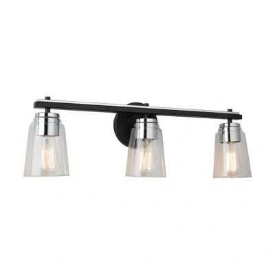 Artcraft Lighting Essex - Bathroom Vanity - Black/chrome - 3-light