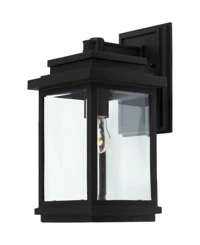 Artcraft Lighting Freemont Outdoor Wall Light In Black,clear
