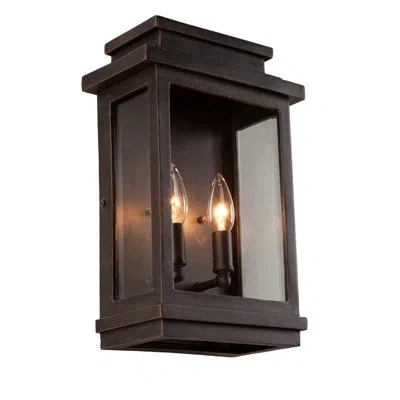 Artcraft Lighting Fremont 2 - Bulb 13.5" H Outdoor Wall Lantern In Oil Rubbed Bronze