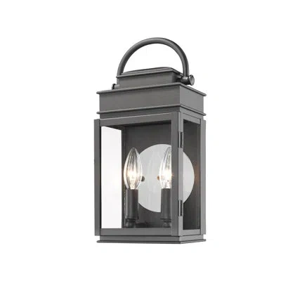 Artcraft Lighting Fulton 2 - Bulb Outdoor Wall Lantern In Black