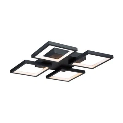 Artcraft Lighting Graymar 24w Led Flush Mount Black