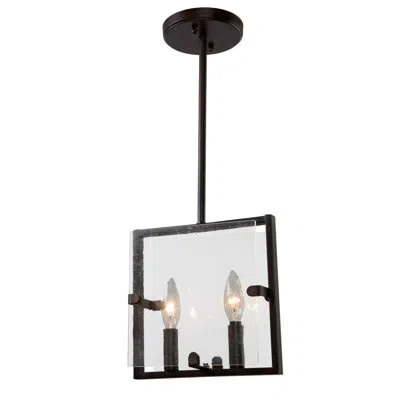 Artcraft Lighting Harbor Point 2 - Light Unique / Statement Square Pendant In Oil Rubbed Bronze