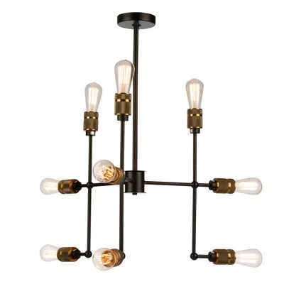 Artcraft Lighting Jersey 9 - Light Sputnik Modern Linear Chandelier