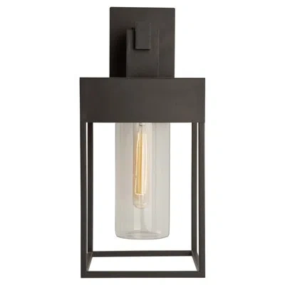 Artcraft Lighting Lattice 1 Light Outdoor Wall Lantern In Black