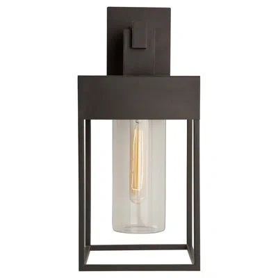 Artcraft Lighting Lattice 1 Light Outdoor Wall Lantern In Black