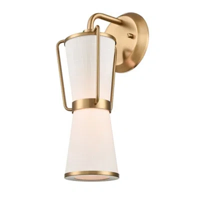 Artcraft Lighting Layla Steel Wallchiere In Brushed Brass