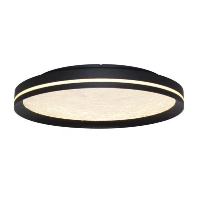 Artcraft Lighting Luna - Integrated Led Flush Mount - Black