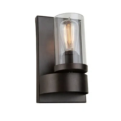 Artcraft Lighting Melno Park 1-light Flush Mount In Oil Rubbed Bronze