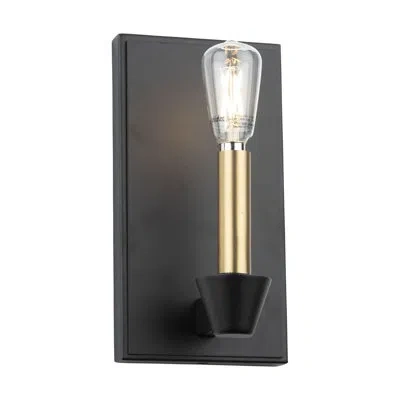 Artcraft Lighting Notting Hill - 1-light Wall Sconce - Black/brushed Brass