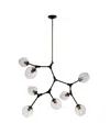 Artcraft Lighting Organic Chandelier In Brass