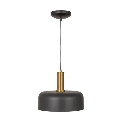 Artcraft Lighting Ratcliff - 1-light Pendant - Black/brushed Brass