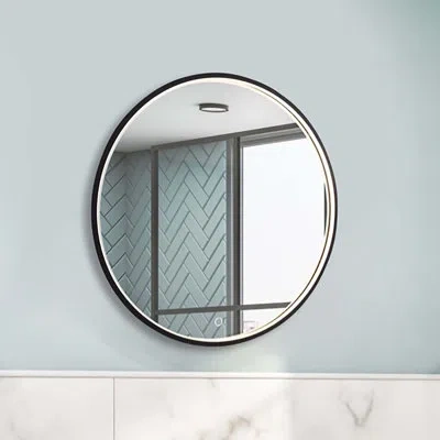 Artcraft Lighting Reflections Led Touchscreen Smart Lighted Bathroom / Vanity Mirror In Matte Black