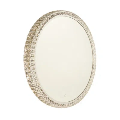 Artcraft Lighting Reflections Round Mirror In Neutral