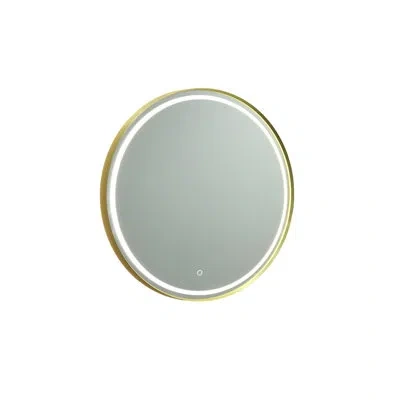 Artcraft Lighting Renz - Round Mirror - Brushed Brass