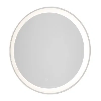Artcraft Lighting Round Wall Mirror In Clear
