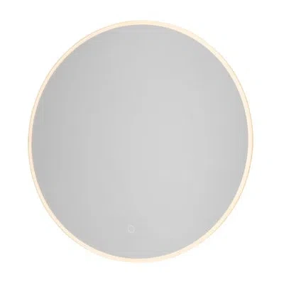 Artcraft Lighting Round Wall Mirror In Halo Effect