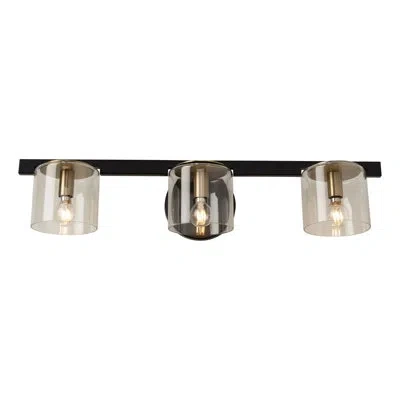 Artcraft Lighting Salinas 3 - Light Vanity Light In Satin Black