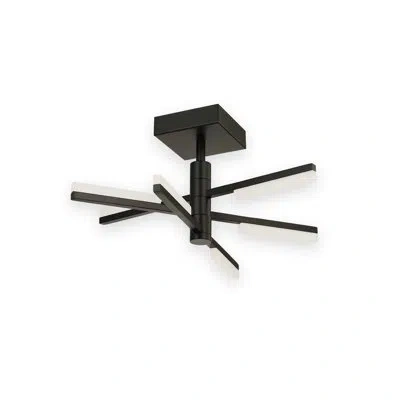 Artcraft Lighting Stix - Led Semi-flush Mount - In Black