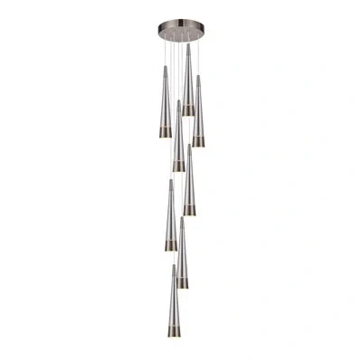 Artcraft Lighting Sunnyvale - Pendant - 9-light In Pearl Black