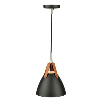 Artcraft Lighting Tote 1 Light Pendant Black