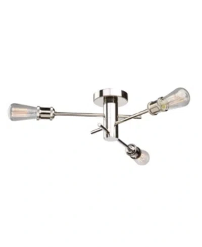 Artcraft Lighting Tribeca Flush Mount In Silver