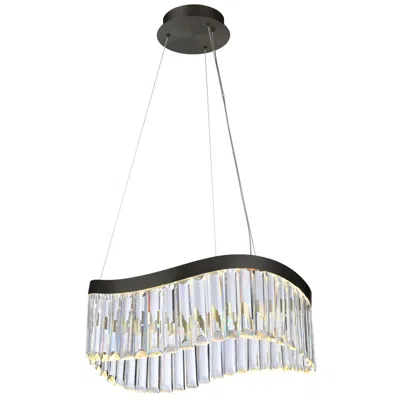 Artcraft Lily 16 1/4" Wide Brushed Brass Chandelier